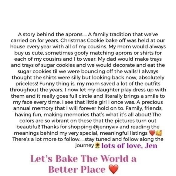 Apron and Chef Hat Costume Embroidered Handmade yellow - Picture 6 of 16